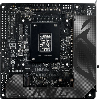 Материнская плата Asus ROG STRIX B860-I GAMING WIFI Soc-1851 Intel B860 2xDDR5 mini-ITX AC`97 8ch(7.1) 2.5Gg RAID+HDMI+DP - купить недорого с доставкой в интернет-магазине