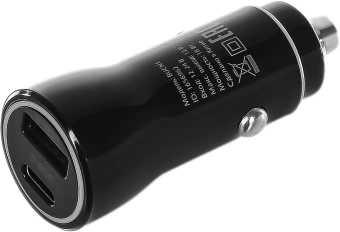 Автомобильное зар./устр. Buro BUCN1 18W 3A (PD+QC) USB-C/USB-A универсальное черный (BUCN18P110BK) - купить недорого с доставкой в интернет-магазине