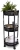 Этажерка Domfy DHC-FC30862 34.2x34.2x83.6см d=34.2см черный - купить недорого с доставкой в интернет-магазине