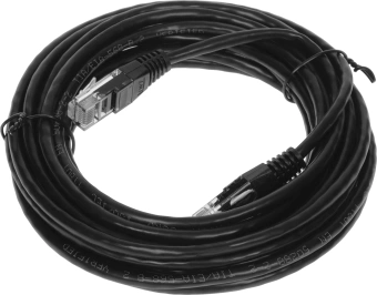 Патч-корд Lanmaster TWT-45-45-5.0-BK RJ-45 вил.-вилка RJ-45 кат.5E 5м черный ПВХ (уп.:1шт) - купить недорого с доставкой в интернет-магазине