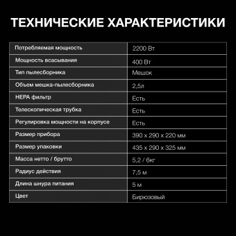 Пылесос Hyundai HYV-B4990 2220Вт бирюзовый/черный (в компл.:1мешок) - цена, купить или заказать с доставкой в интернет-магазине Пылесос Hyundai HYV-B4990 2220Вт бирюзовый/черный (в компл.:1мешок) - купить недорого с доставкой в интернет-магазине