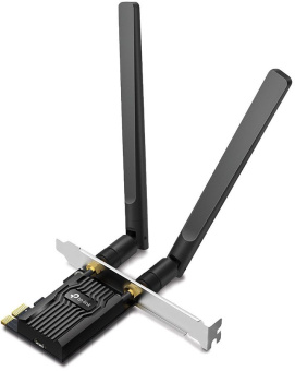 Сетевой адаптер Wi-Fi + Bluetooth TP-Link Archer TX20E AX1800 PCI Express (ант.внеш.съем) 2ант. - купить недорого с доставкой в интернет-магазине