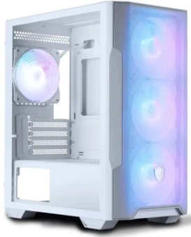 Корпус MSI MAG Forge M100R белый без БП mATX 2x120mm 2xUSB2.0 1xUSB3.0 audio bott PSU - купить недорого с доставкой в интернет-магазине