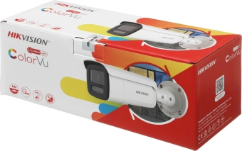Камера видеонаблюдения IP Hikvision DS-2CD2T87G2H-LI(2.8mm) 2.8-2.8мм цв. корп.:белый - купить недорого с доставкой в интернет-магазине