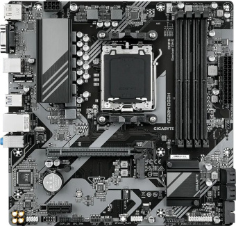 Материнская плата Gigabyte A620M DS3H SocketAM5 AMD A620 4xDDR5 mATX AC`97 8ch(7.1) GbLAN RAID+VGA+HDMI+DP - купить недорого с доставкой в интернет-магазине