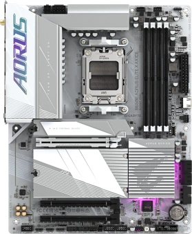 Материнская плата Gigabyte B650E AORUS ELITE X AX ICE Socket AM5 AMD B650 4xDDR5 ATX AC`97 8ch(7.1) 2.5Gg RAID+HDMI - купить недорого с доставкой в интернет-магазине