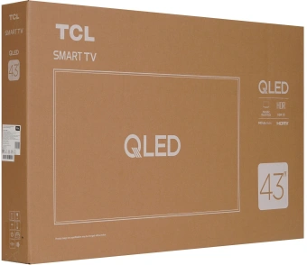 Телевизор QLED TCL 43" 43S5K-UZ черный FULL HD 60Hz DVB-T DVB-T2 DVB-C DVB-S DVB-S2 USB WiFi Smart TV - купить недорого с доставкой в интернет-магазине