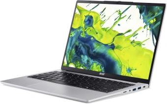 Ноутбук Acer Aspire L14 AL14-71P-53L6 Core i5 13500H 16Gb SSD512Gb Intel Iris Xe 14" IPS WUXGA (1920x1200) без ОС silver WiFi BT Cam 5100mAh (NX.D7XCD.002) - купить недорого с доставкой в интернет-магазине