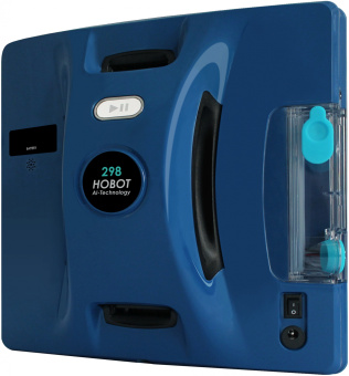 Мойщик окон Hobot 298 шир.скреб.:240мм пит.:от сети синий - купить недорого с доставкой в интернет-магазине