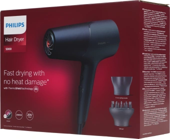 Фен Philips BHD510/00 2300Вт синий - купить недорого с доставкой в интернет-магазине