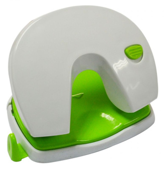 Дырокол Deli Vivid E0123 макс.:20лист. пластик ассорти/белый отв.:2 с линейкой - купить недорого с доставкой в интернет-магазине