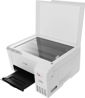 МФУ струйный Epson L3216 (C11C68518/CJ68518/CJ68502) A4 белый - купить недорого с доставкой в интернет-магазине