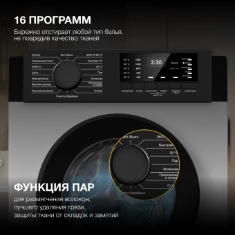 Стиральная машина Hyundai WME6009 класс: A++ загр.фронтальная макс.:6кг белый - купить недорого с доставкой в интернет-магазине
