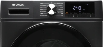 Стиральная машина Hyundai WFD8401 класс: B загр.фронтальная макс.:8кг (с сушкой) темно-серый инвертор - купить недорого с доставкой в интернет-магазине