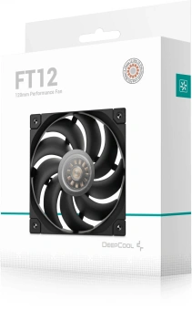 Вентилятор для корпуса Deepcool FT12 120х120x25 черный 4-pin 32дБ (R-FT12-BKWPN1-G) Ret - купить недорого с доставкой в интернет-магазине