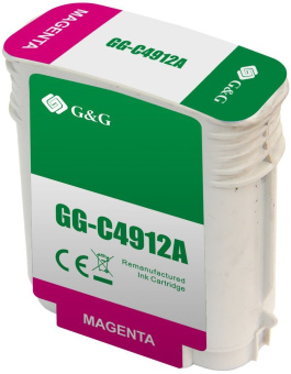 Картридж струйный G&G GG-C4912A № 82 пурпурный (72мл) для HP DJ 500/800C - купить недорого с доставкой в интернет-магазине