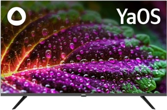 Телевизор QLED BBK 43" 43LED-9220/UTS2C (B) Яндекс.ТВ Frameless черный 4K Ultra HD 60Hz DVB-T2 DVB-C DVB-S2 USB WiFi Smart TV (RUS) - купить недорого с доставкой в интернет-магазине