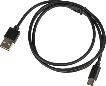 Кабель USB (m)-USB Type-C (m) 1м черный - купить недорого с доставкой в интернет-магазине