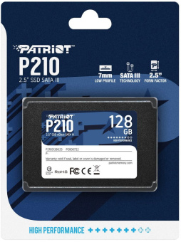 Накопитель SSD Patriot SATA-III 128GB P210S128G25 P210 2.5" - купить недорого с доставкой в интернет-магазине