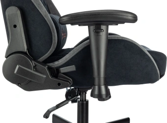 Кресло игровое A4Tech Bloody GC-580 черный/серый искусственная замша с подголов. крестов. - купить недорого с доставкой в интернет-магазине