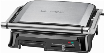 Электрогриль Clatronic KG 3571 2000Вт серебристый/черный - купить недорого с доставкой в интернет-магазине