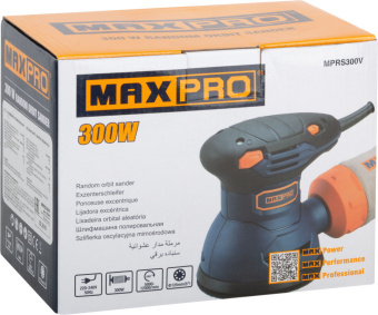 Эксцентриковая шлифмашина Max-Pro MPRS300V 300Вт D125мм (85240) - купить недорого с доставкой в интернет-магазине