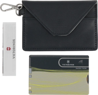 Швейцарская карта Victorinox Swiss Card Classic New York Style (0.7100.E223) серый коробка подарочная - купить недорого с доставкой в интернет-магазине