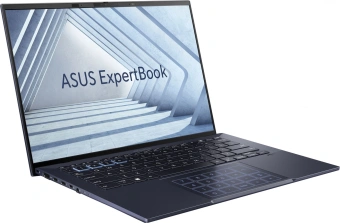 Ноутбук Asus ExpertBook B9 B9403CVAR-KM1219X Core 5 120U 16Gb SSD1Tb Intel Graphics 14" OLED WQXGA+ (2880x1800) Windows 11 Pro black WiFi BT Cam Bag (90NX05W1-M01LY0) - купить недорого с доставкой в интернет-магазине
