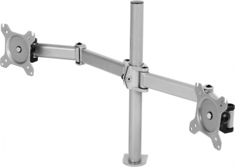Кронштейн для мониторов Cactus CS-VM-D29-AL серебристый 13"-27" макс.8кг настольный поворот и наклон - купить недорого с доставкой в интернет-магазине