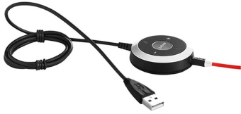 Наушники с микрофоном Jabra Evolve 40 MS черный 1.2м накладные USB оголовье (6399-823-109) - купить недорого с доставкой в интернет-магазине