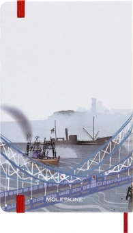 Блокнот Moleskine LIMITED EDITION I AM LONDON LEQP060IAMLO Large 130х210мм 240стр. слоновая кость страницы линейка твердая обложка белый - купить недорого с доставкой в интернет-магазине