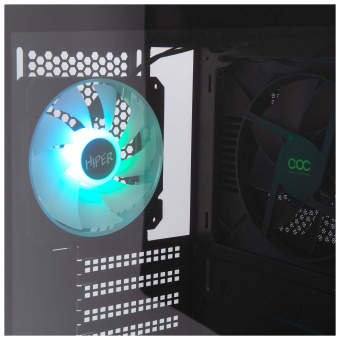 Корпус Hiper DCB черный без БП ATX 5x120mm 5x140mm 1xUSB2.0 1xUSB3.0 audio bott PSU - купить недорого с доставкой в интернет-магазине