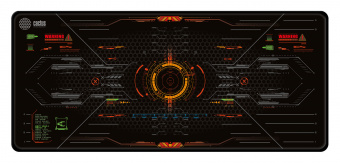 Коврик для мыши Cactus Skytrek черный 900x400x3мм - купить недорого с доставкой в интернет-магазине