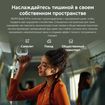 Гарнитура внутриканальные Xiaomi Redmi Buds 8 Pro синий беспроводные bluetooth в ушной раковине (BHR08GMGL) - купить недорого с доставкой в интернет-магазине