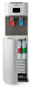 Пурифайер Hotfrost V115 PUF напольный компрессорный белый/серый - купить недорого с доставкой в интернет-магазине