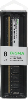 Память DDR3 8GB 1600MHz Digma DGMAD31600008D RTL PC3-12800 CL11 DIMM 240-pin 1.35В dual rank Ret - купить недорого с доставкой в интернет-магазине