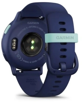 Смарт-часы Garmin Vivoactive 5 30.4мм 1.2" AMOLED корп.синий рем.синий разм.брасл.:125-190мм (010-02862-12) - купить недорого с доставкой в интернет-магазине