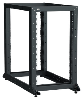 Стойка двухрамная ITK Linea F LF05-33U61-2GM 33U 600ммx1000мм 700кг черный - купить недорого с доставкой в интернет-магазине