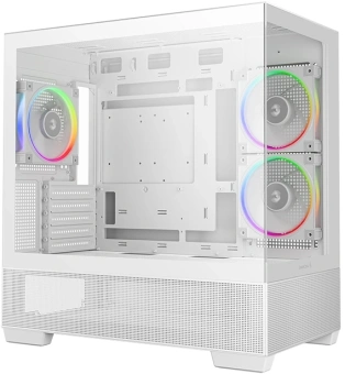 Корпус Deepcool CG380 3F белый без БП mATX 6x120mm 3x140mm 2xUSB3.0 audio bott PSU - купить недорого с доставкой в интернет-магазине