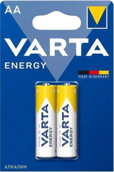 Батарея Varta Energy LR6 Alkaline AA (2шт) блистер - купить недорого с доставкой в интернет-магазине