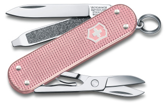 Нож перочинный Victorinox Classic SD Alox Cotton Candy (0.6221.252G) 58мм 5функц. подар.коробка - купить недорого с доставкой в интернет-магазине