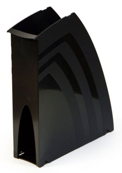 Лоток вертикальный Buro Престиж 285x240x70мм черный пластик - купить недорого с доставкой в интернет-магазине