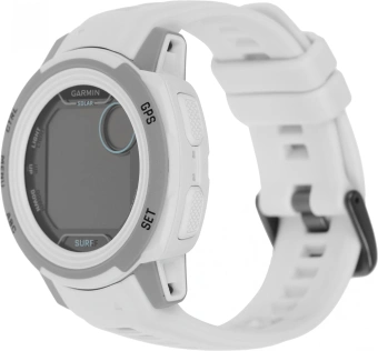 Смарт-часы Garmin Instinct 2s Solar 40мм 1.2" AMOLED корп.черный/белый рем.белый (010-02564-03) - купить недорого с доставкой в интернет-магазине
