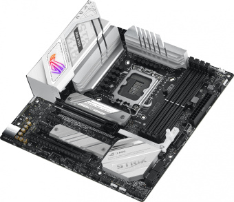 Материнская плата Asus ROG STRIX B760-G GAMING WIFI Soc-1700 Intel B760 4xDDR5 mATX AC`97 8ch(7.1) 2.5Gg RAID+HDMI+DP - купить недорого с доставкой в интернет-магазине