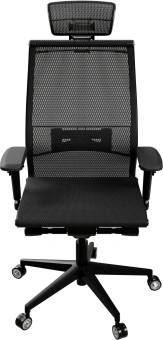 Кресло Метта Samurai Black Edition new черный сиденье черный сетка с подголов. крестов. металл хром - купить недорого с доставкой в интернет-магазине