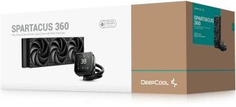 Система водяного охлаждения Deepcool Spartacus 360 ARGB Soc-AM5/AM4/1200/1700/1851 черный 4-pin 32.23dB Al LCD 2073gr Ret (R-SPT360-BKDSMP-G-1) - купить недорого с доставкой в интернет-магазине