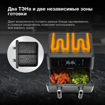 Аэрогриль Hyundai HYF-9089 11л 2400Вт черный - купить недорого с доставкой в интернет-магазине