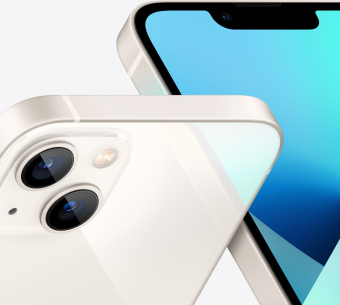 Смартфон Apple A2633 iPhone 13 128Gb 4Gb сияющая звезда моноблок 3G 4G 1Sim 6.1" 1170x2532 iOS 16 12Mpix 802.11 a/b/g/n/ac/ax NFC GPS GSM900/1800 GSM1900 Protect - купить недорого с доставкой в интернет-магазине