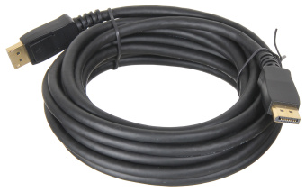 Кабель аудио-видео Buro V1.4 DisplayPort (m)/DisplayPort (m) 5м. черный (BHP-DPP-1.4-5) - купить недорого с доставкой в интернет-магазине