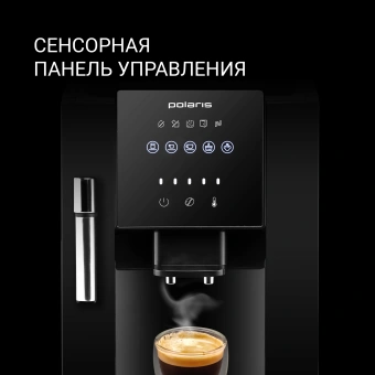 Кофемашина Polaris PACM 2041SW 1450Вт черный - купить недорого с доставкой в интернет-магазине